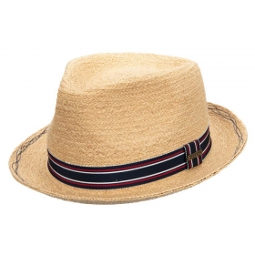 Elegante cappello da golf in rafia Stetson