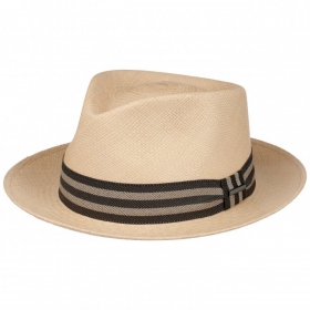 STETSON cappello Panama Player da uomo con fiocco