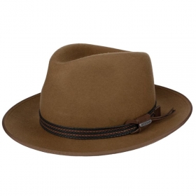 STETSON Cappello Fedora in Lana Elegante
