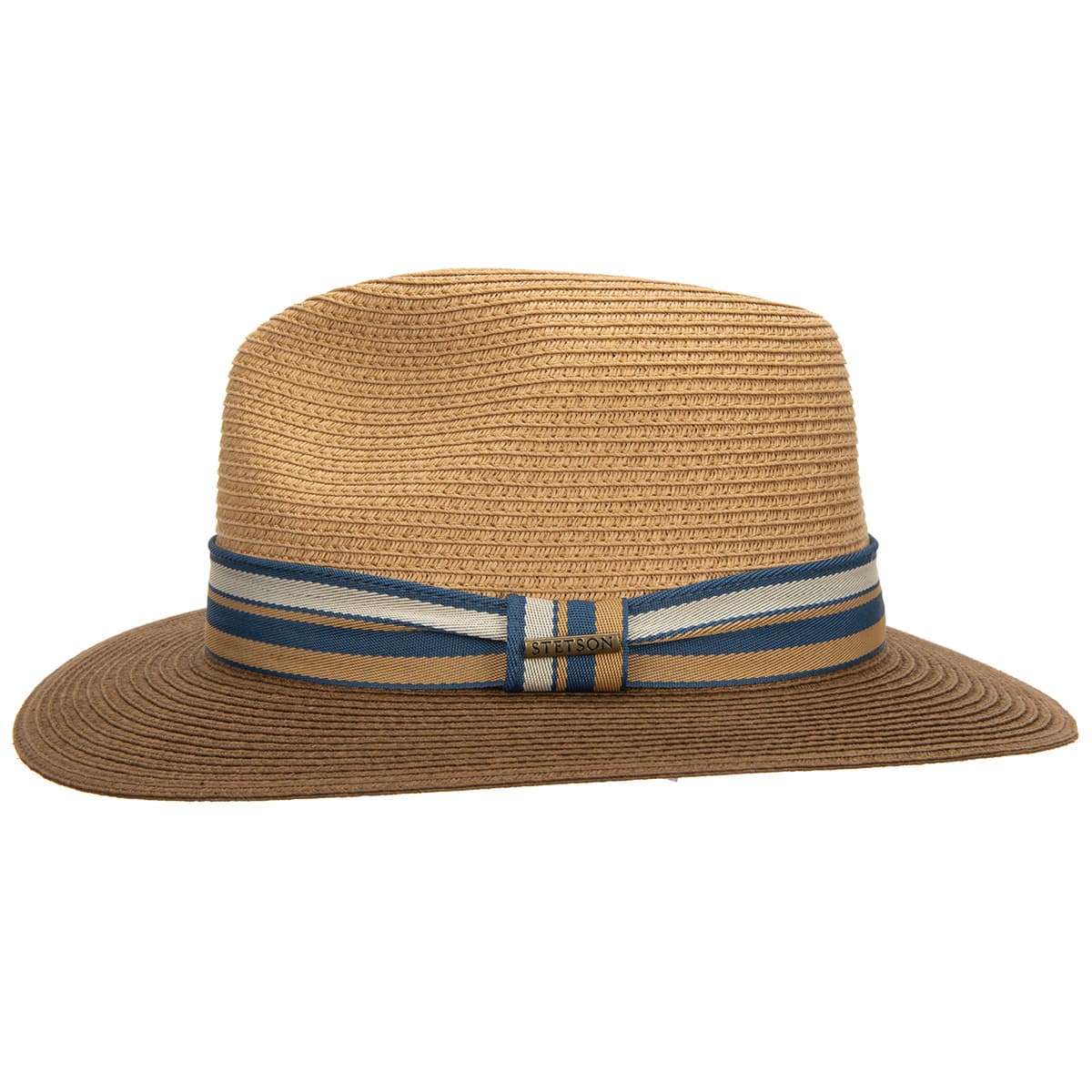 Stetson Cappello Di Paglia Tavello Traveller - Unisex - Protezione UV - Tesa 6 Cm - Per Spiaggia E Estate