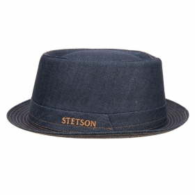 Cappello in denim STETSON Pork Pie | Sostenibile