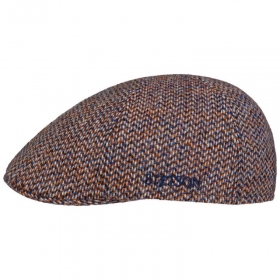 STETSON Berretto piatto - Harris Tweed Lana Vergine