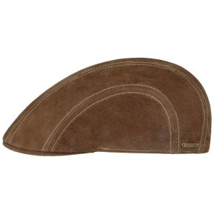 STETSON | Nobile berretto piatto in pelle di maiale cerata