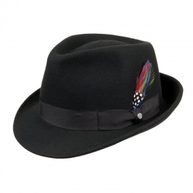 Stetson Cappello Trilby in Feltro Lana