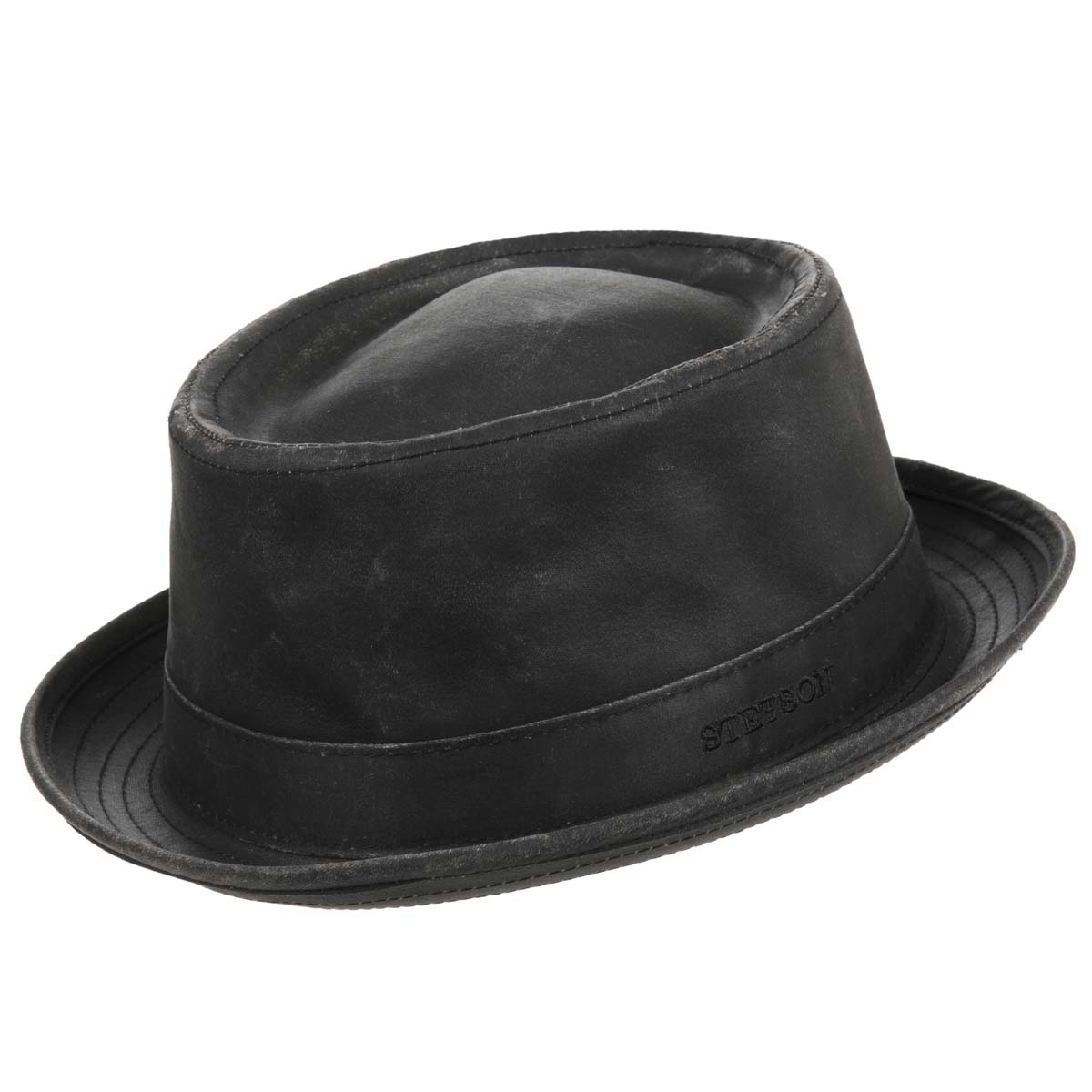 STETSON Pork Pie Odenton in stile ecopelle