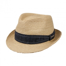 STETSON Trilby Raffia: elegante cappello di paglia