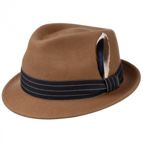 Elegante trilby in feltro di lana di STETSON