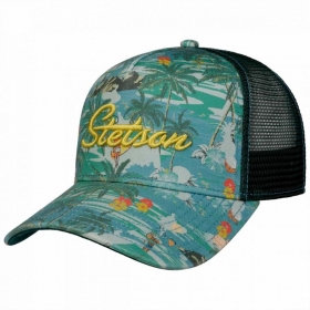 Cappello Stetson Trucker - Cotone con stampa Aloha