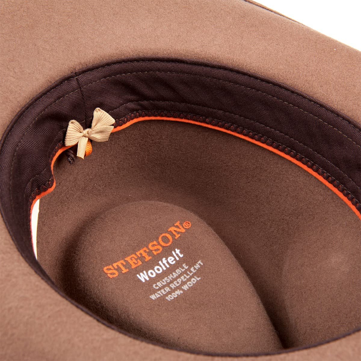 Cappello Stetson Hackberry - Western In Feltro Di Lana, Fascia Pelle, Impermeabile, Taglia Unica - Foto 6