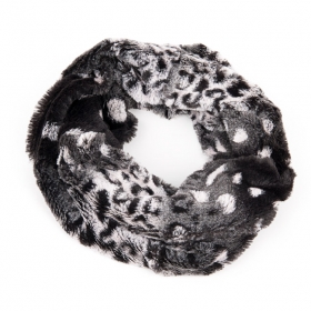 scaldacollo da donna leopardato