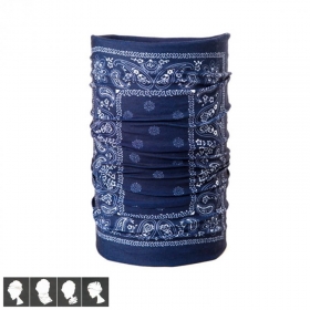 Sciarpa a tubo con bandana paisley