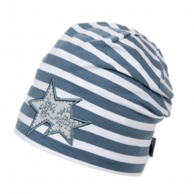 Cappello per bambini a righe con protezione UV