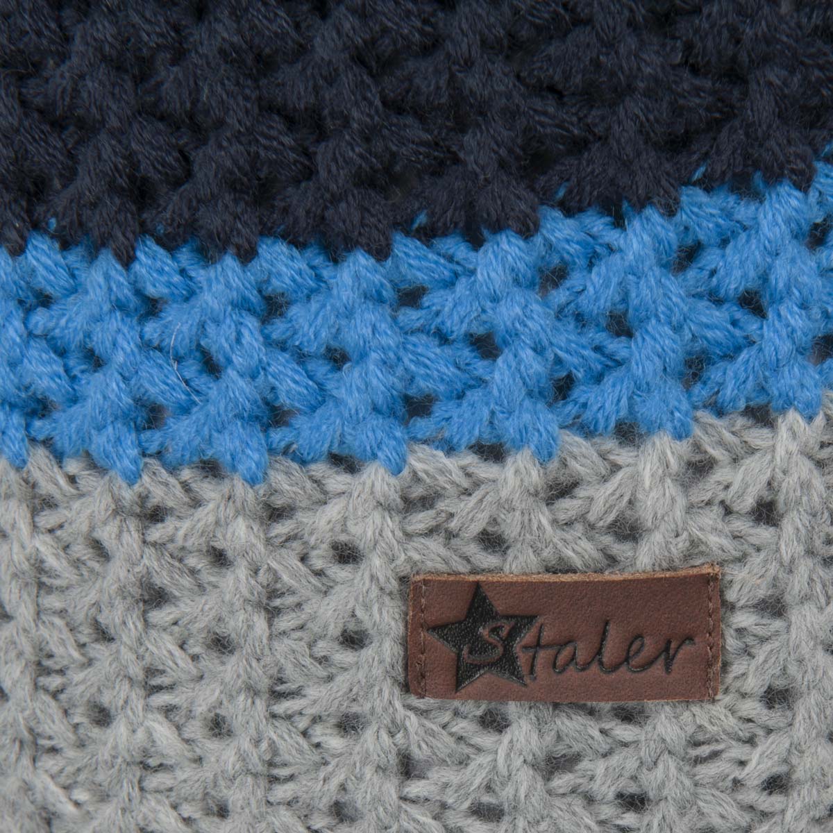 Sciarpa Reversibile Sterntaler A Maglia Con Gatti - Invernale, Marine, Taglia Unica Bambina - 2