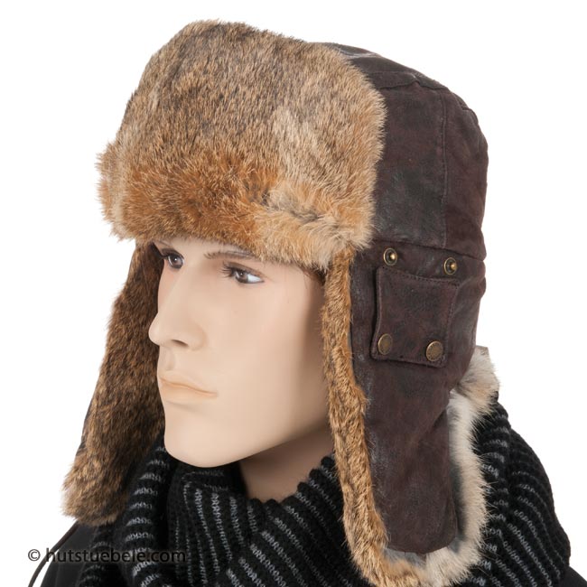 berretto aviatore in vera pelle by STETSON --\u003e cappelleria Hutstuebele -  cappelli e berretti per uomo donna bambino