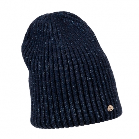 Berretto Beanie con Lurex Brillante