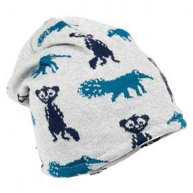 berretto beanie foderato in cotone 