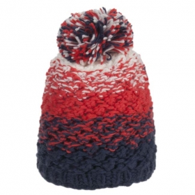 berretto beanie con pompon colorato 