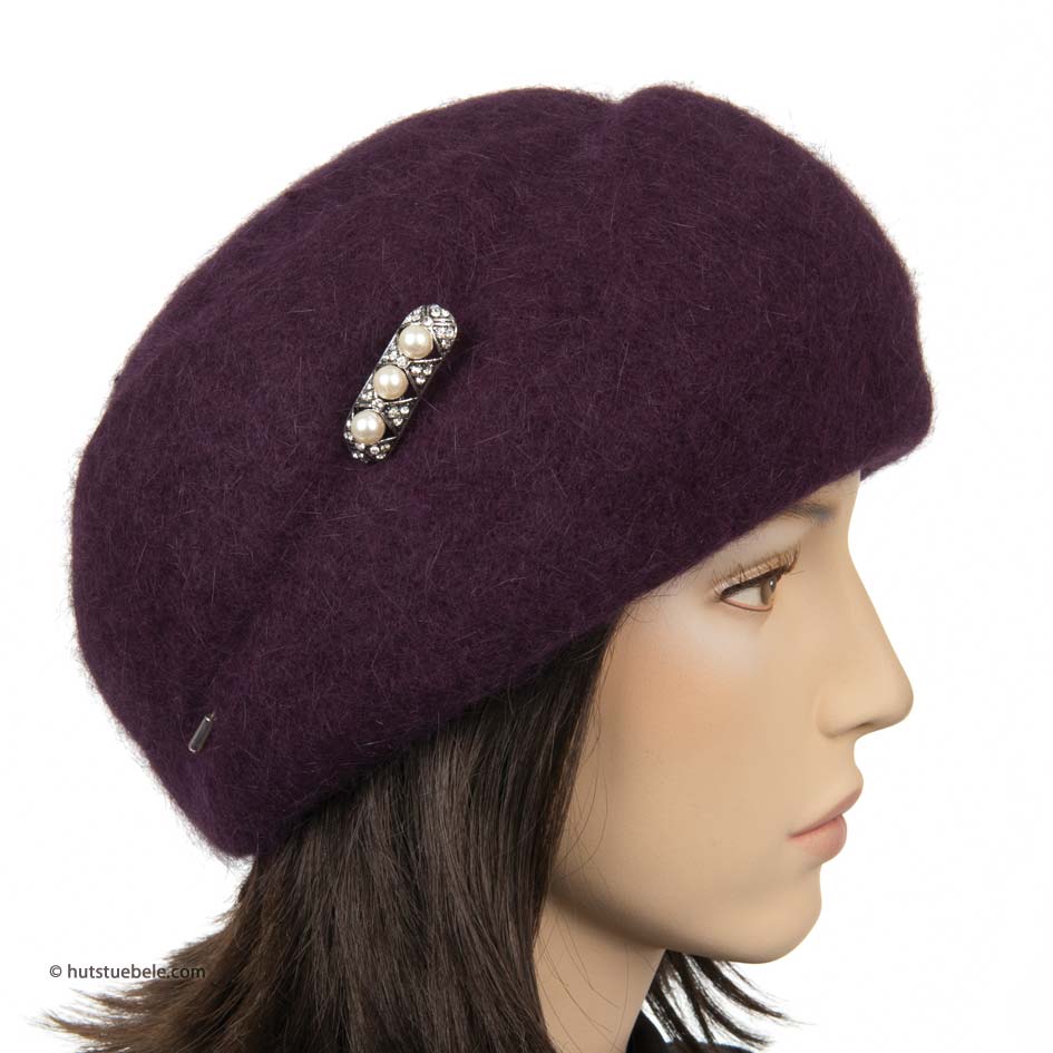 Hutter - cappello elegante signore con applicazione perline
