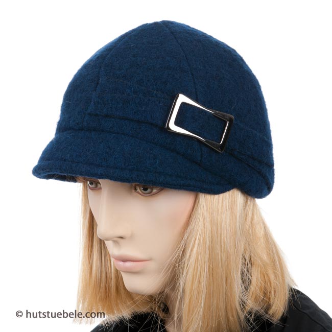 TOP-EX PolarWool Berretto Con Visiera In Lana Merino Unisex, Fodera In Pile, M-XXL - 2