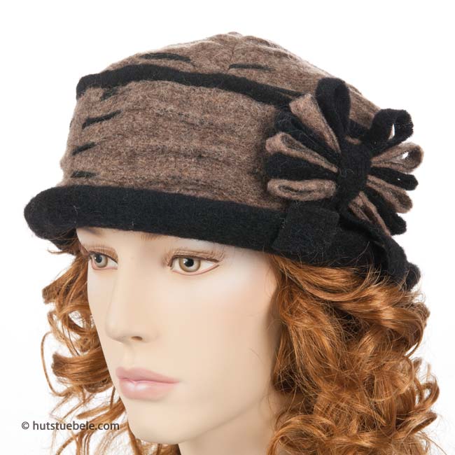 HUTTER - cappello invernale per le donne con un´ elegante applicazione
