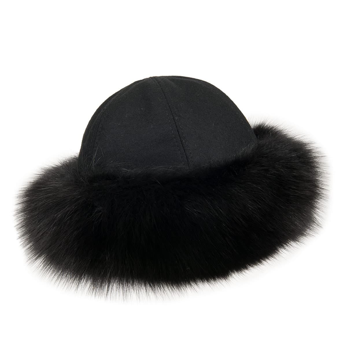 Brillabenny Cappello Colbacco Donna Vera Pelliccia Volpe E Visone Lusso Inverno Neve PON PON Fascia Modello Russia (Bianco Sfumature 2 - Foto 3