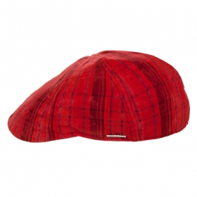 berretto piatto die cotone Red by STETSON