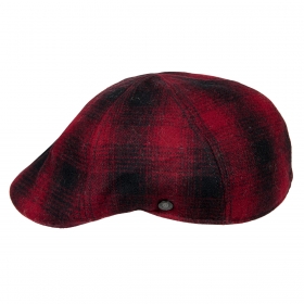 STETSON Flatcap Texas Wool Check Sonderedition