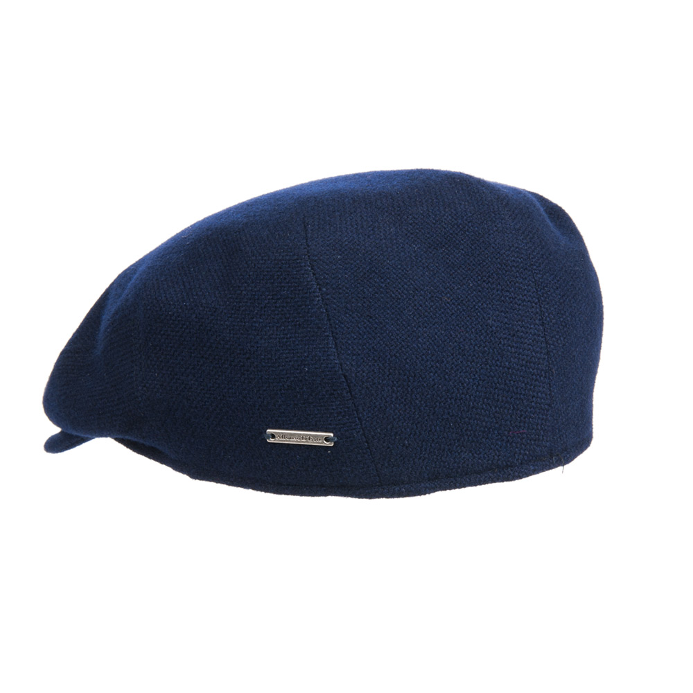 Berretto Piatto Hut-Breiter Misto Lana con Paraorecchie | Stile Classico