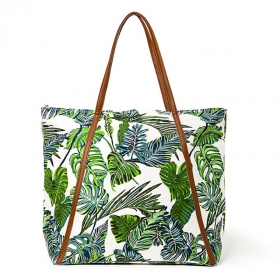 Borsa da donna con stampa giungla Eleganza esotica
