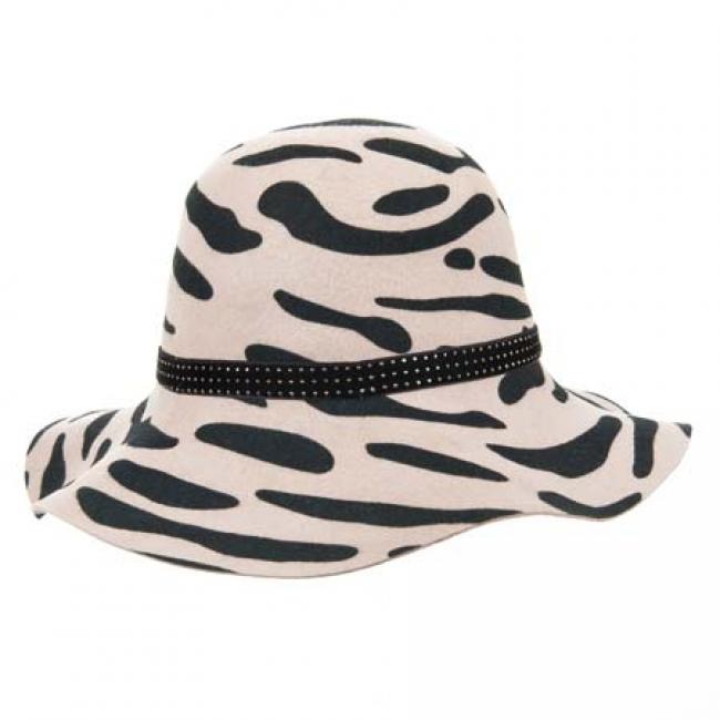 cappello Elena con fantasia zebra firmato Rossomenta --\u003e cappelleria  Hutstuebele - cappelli e berretti per uomo donna ba