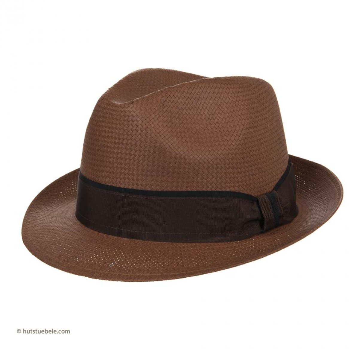 cappello classico da uomo con nastro in grosgrain