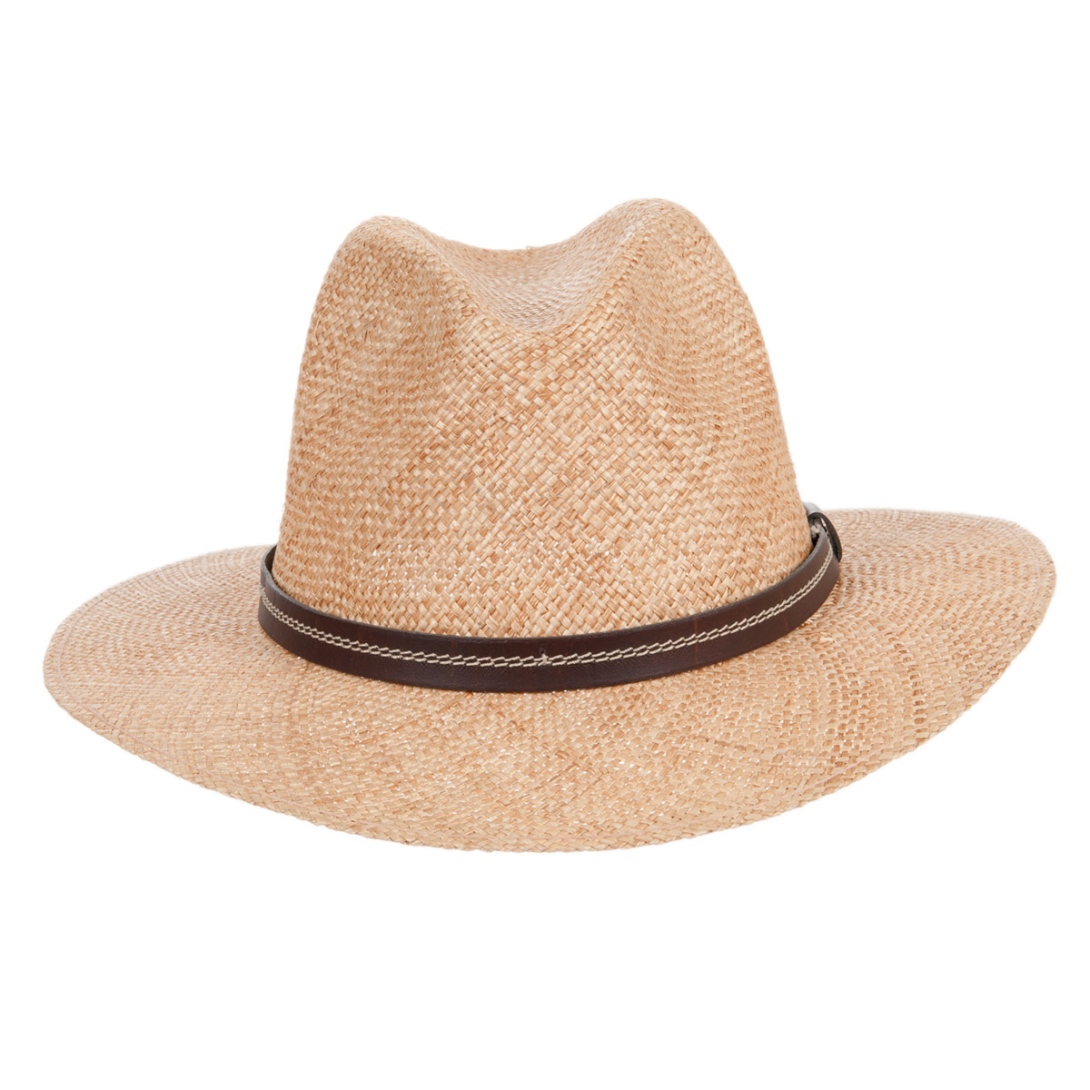 Cappello Cowboy In Paglia - Tesa Larga - Unisex - Con Cordino - Protezione Solare - Stile Western - Foto 10