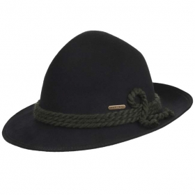 cappello tirolese firmato HUTTER, in feltro di lana
