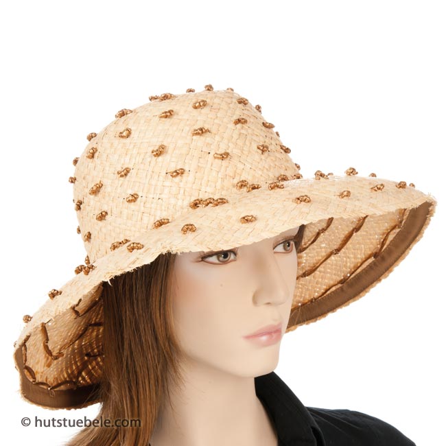 Cappello di paglia naturale cappello da donna cappello estivo cappelli ...