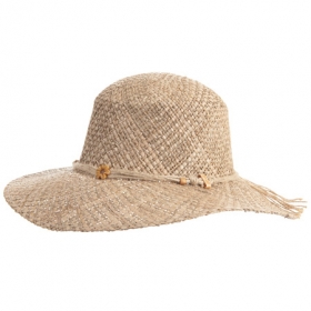 Cappello in paglia naturale da donna firmato Hutter