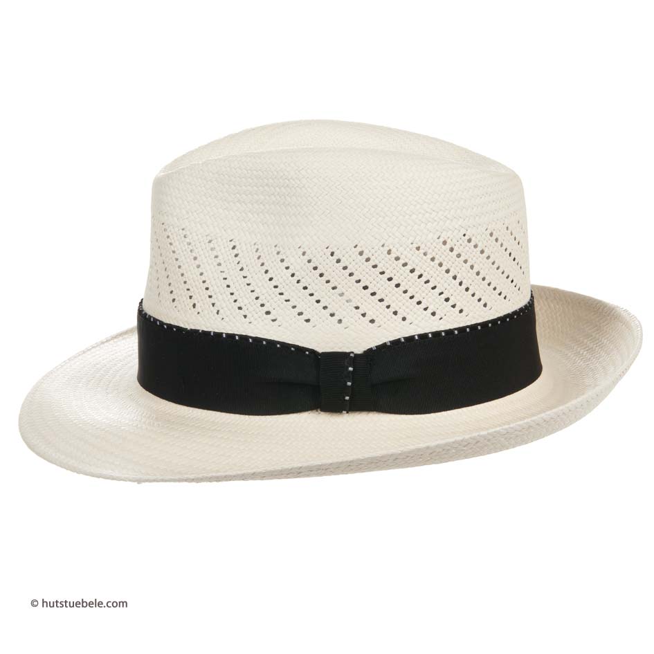 Cappello Fedora In Feltro Di Lana - Tesa Larga 7 Cm, Taglia Unica, Marrone, Stile Vintage