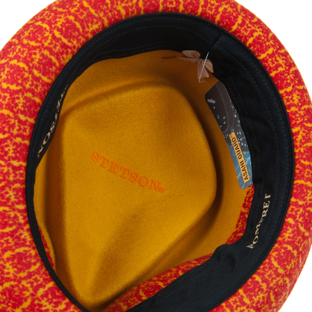 Stetson Cappello In Lana Burley Pork Pie Uomo - Con Fascia In Pelle - Impermeabile E Pieghevole - 4