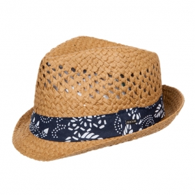 Trilby leggero con nastro colorato