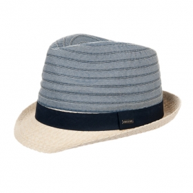 Cappello trilby di stoffa tascabile