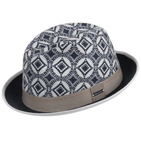 Cappello trilby di ALFONSO DESTE in lino