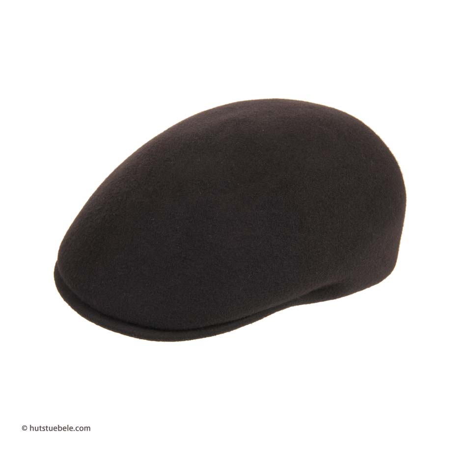 Berretto Piatto In Feltro Di Lana