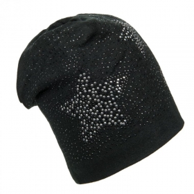 Berretto da donna con strass - eleganza e calore