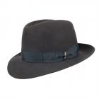 BORSALINO | Cappello Fedora Alessandria feltro lapin antracite