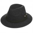 Cappello sportivo con cordoni di lana firmato HUTTER antracite