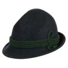 PREMIUM | Cappello arrotolabile in feltro di lana con cordino antracite