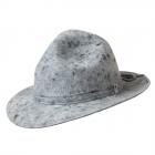 Cappello tirolese a tesa larga firmato HUTTER grigio