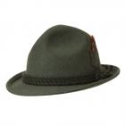 Cappello tirolese con taschino laterale per piume firmato Hutter verde