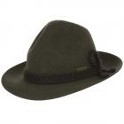 Cappello Tirolese In Feltro Di Lana – Made In Italy, Con Corda Naturale, Oliva, Taglie S-XXL, Per Uomo E Donna