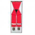 Bretella classica con super clip rosso