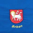grembiule blu con motivo "Brixen" blu